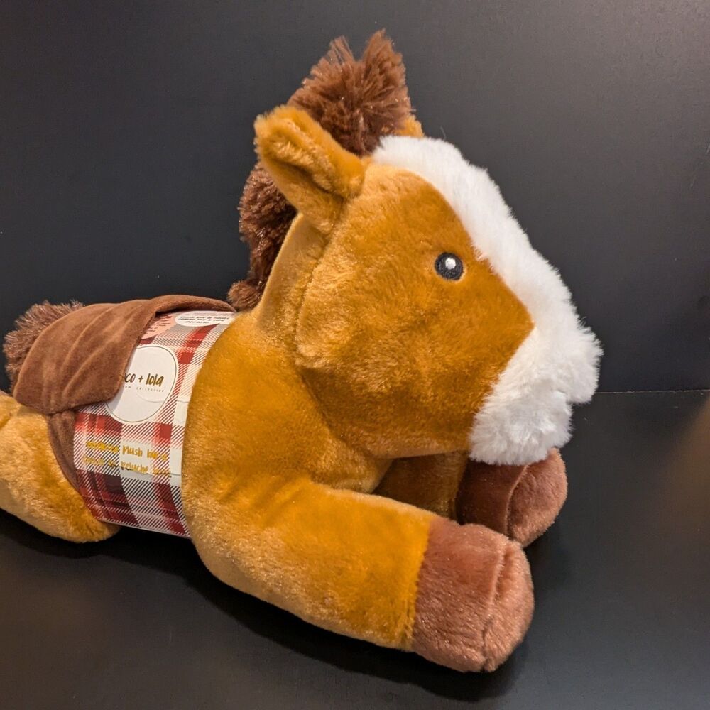 Weighted Plush Horse by Coco + Lola 2.2 lb (1kg) stuffed animal for comfort NWT - Picture 3 of 16